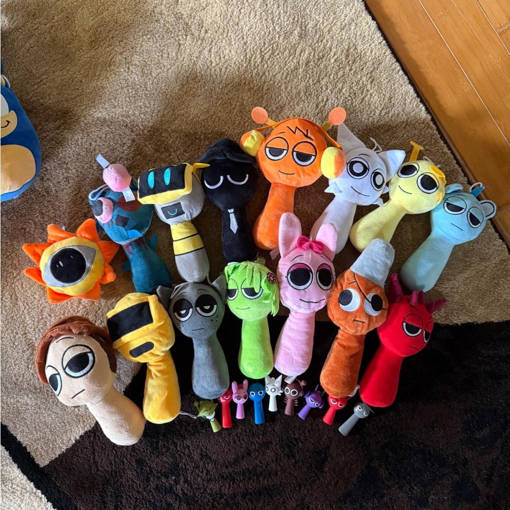 Sprunki Colorful Plush Toy Bundle